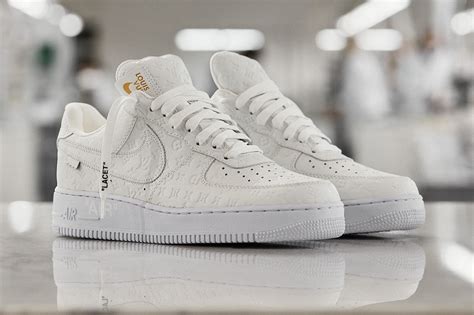 white air force 1 lv|af1 louis vuitton price.